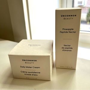 Uncommon Beauty Daily Water Cream and Pineapple Peptide Nectar